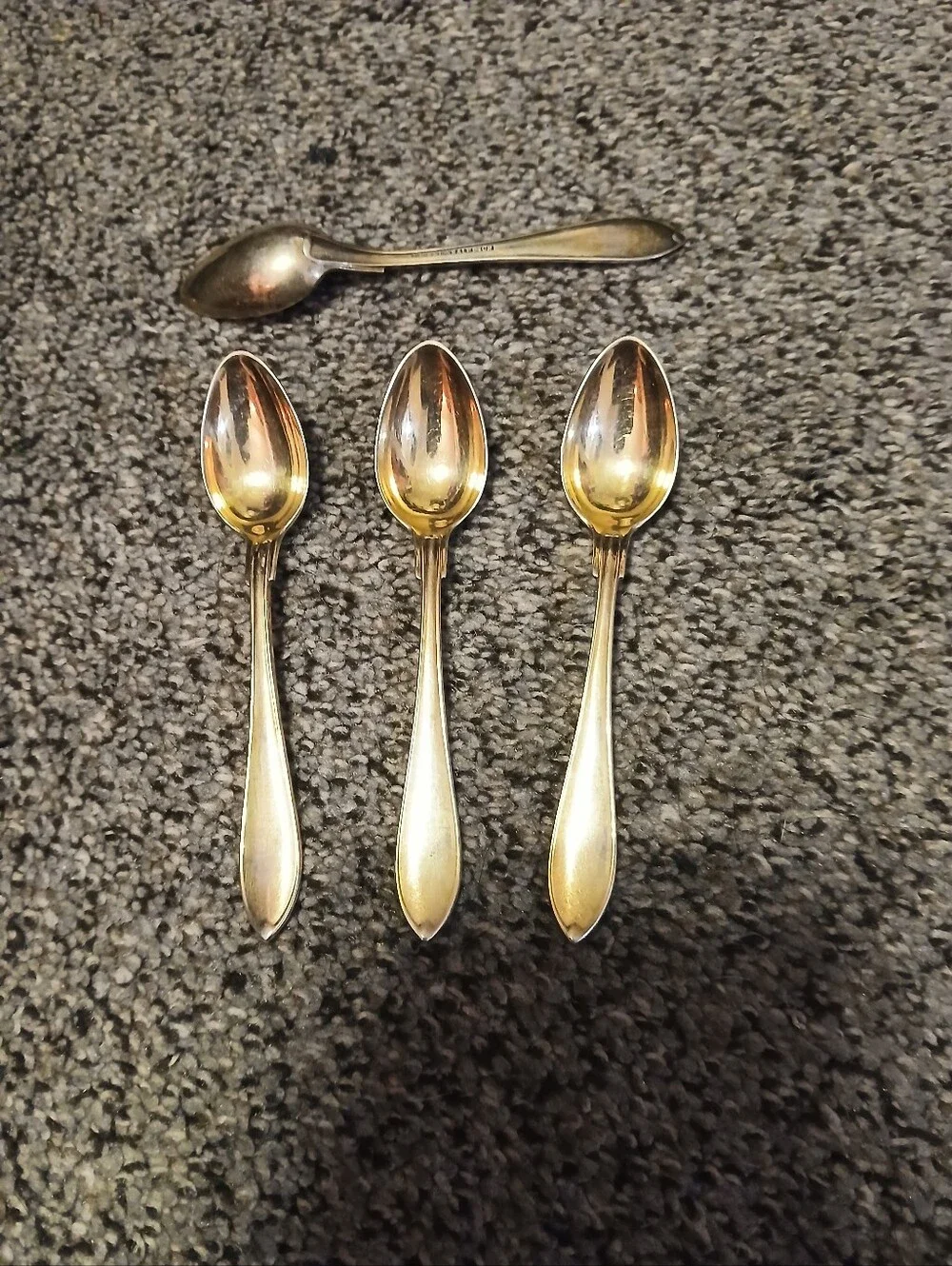 Set of 4 Vintage Teaspoons